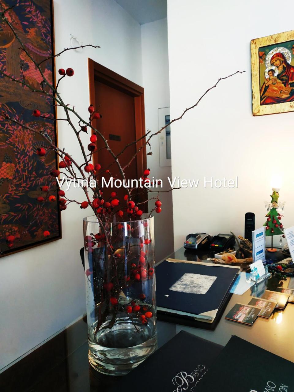 Vytina Mountain View Hotel Dış mekan fotoğraf